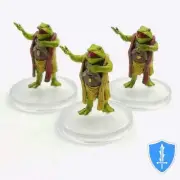 Bullywug Croaker x3 - Snowbound #21 D&D Icons Realms Miniature