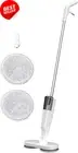 Cordless Electric Spin Mop Rechargeable Dual Scrubber for Hardwood Tile Floors