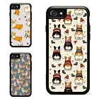 For iPhone XS 11 12 13 14 15 16 Pro Max Plastic TPU Case Welsh Corgi Dog pattern