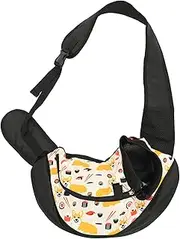 ERINGOGO Outdoor Dog Sling Bag Breathable Crossbody Carrier for Travel Hiking Outdoor Activities Durable Design for Comfortable Pet Transport for Dogs Corgi