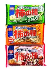 Japanese Rice Crackers with Peanuts Kaki No Tane Kaki-pi Long Selling Rice Snack