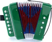 D'Luca G105-GR Child Button Accordion, Green