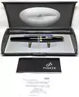 Parker Sonnet Lacque Black Fountain Pen (M) New in Box Product Parker#85812-23