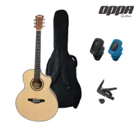 在飛比找momo購物網優惠-【OPPA】OP-120N 初階合板木吉他／40吋／民謠吉他