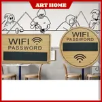 WIFI PASSWORD HANGING CHALKBOARD WOOD WALL DECOR