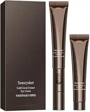 Electric Vibration Massage Eye Cream Tube,Anti-Wrinkle Caviar Essence Eye Cream,Microcurrent Massage Anti-Wrinkle Eye Cream,for Dark Circles Reduces Eye Bags