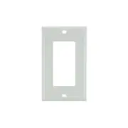SUNLITE 1 Gang Decorative Plate White Color E301W