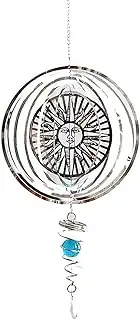 Rotating Wind Chime Metal Hanging Spinner Home Decor Window Balcony Decoration