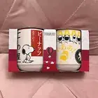 SNOOPY CERAMIC TEA SET OF 2 JAPANESE PEANUTS CUP MUG CHARLIE BROWN LUCY