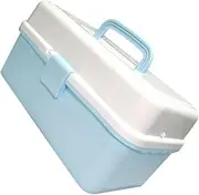 NOLITOY Craft Tool Box Handle Art Supply Organizer Stationery Storage Container Handheld Case Pp Material Desktop Tidy Box Multi-purpose