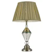 Oxford 1 Light Table Lamp Antique Gold & Gold - OXFORD TL-AB+GD