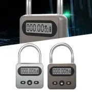 Self Control Tool Metal Timer Lock with LCD Display 999 Hours Max Timing