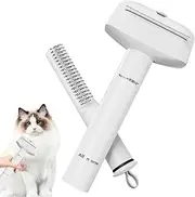 Dog Shedding Brush | Dog Combs for Grooming | Skin Friendly Detangling Massage Comb, Portable Pet Grooming Tool for Home Travel Indoor Outdoor