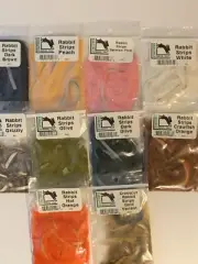 RABBIT STRIPS by Hareline - 10 Pack Asmt #3