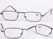 Mens Reading Glasses +0.5~1.5,+3.25~4.0 Gun Frame Unique Bridge Spring Hinge L99