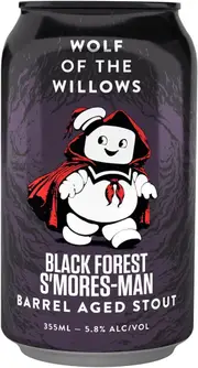 Wolf Of The Willows Black Forest S'mores-man Ba Stout 355ml