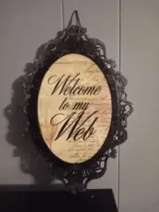 Ashland Home Decor Frame "Welcome To My Web"