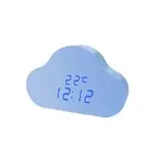 1X(Alarm Clock Cloud Clock Bedside Snooze Small Alarm Clock Student5420