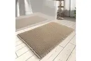 COMFEYA Waffle Bath Mat - Khaki