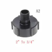 IBC Tote Tank Drain Adapter Coarse Thread 2" To 3/4" Garden ATUU