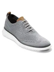 Cole Haan 2 Zerogrand Stitchlite Men Oxford Shoes White/Ironstone Size 11M