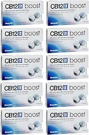 CB12 Boost Sugar Free Gum - Strong Mint (10 x Packs) by Unknown