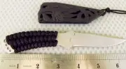 Stainless Steel Eagle Eating Snake Fixed Blade Knife