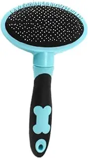 JOINPAYA Cat Grooming Tool Efficient Deshedding Comb Brush for Cats Dogs Rounded Teeth for Gentle Massage Easy Dirt Removal Knot Untangling Durable Pet Cleaning Brush Blue
