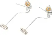 ULDIGI DIY Clock Projects 2pcs Retro Alarm Clock Parts Metal Bell Fitting Hardware