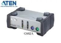 在飛比找Yahoo!奇摩拍賣優惠-2埠PS/2 VGA KVM多電腦切換器 ATEN CS82