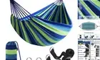 Garden Cotton Hammock Comfortable Fabric Hammock with Tree Straps for Hanging
