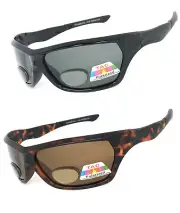 POLARIZED BIFOCAL READING GLASSES SUN GLASSES RG137 Sport Wrap Around UV400