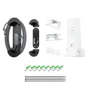 StarLink Router Wall Mount,Starlink V2 Mesh WiFi White Mount +Black Caddy