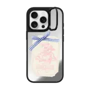 iPhone 16 Pro Mirror Ring Stand Case MagSafe Compatible Coquette Journal