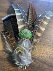 7pcs Natural 5-17cm Mixed Pheasant Peacock Turkey Feathers Decor DIY Art Craft