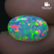 6.76 CT Incredible ! Multi-Color Radiation Pattern 100% Natural From Ethiopia