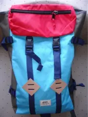 NWT COLOR BLOCKED "OVERBAG" MARC ECKO SCHOOL/DAY BACKPACK/RUCKSACK + BONUS-$70+V
