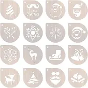 Generic Latte Art Stencils, Cake Stencil,Coffee Cake Decorating Stencils, Foam Coffee Art Template for Tart