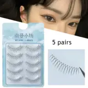 5 Pairs U-shaped Lash Extension False Eyelashes Korean Eye Makeup Natural Wispy