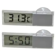 Car Digital LCD Clock/Temperature Display Electronic Clock