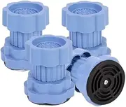 Universal Heightening Pad for Washing Machine Base, Height Adjustable Universal Shock-Absorbing Anti-Slip Base for Washing Machines and Refrigerators Heightening Pad Proof and Silent