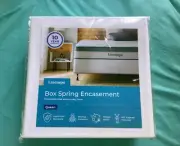 Linenspa Waterproof Protector Box Spring Encasement Queen Size