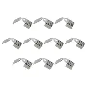 Fold Over Crimp Cord Ends, 4mm End Cap Clasps for DIY (100Pcs, Metallic Black)