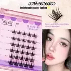 Korean Clusters Eyelashes Self Adhesive Manga Lashes Eyelash Extension