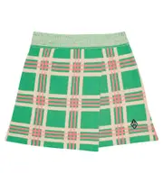[The Animals Observatory] The Animals Observatory Lynx checked cotton skirt Y 12 multicoloured