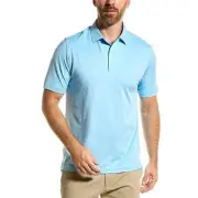 Hickey Freeman Men's Short Sleeve Golf Polo Size XL Sky Blue NWT