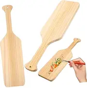 KONTONTY Pack Unfinished Greek Wooden Paddles Inches Pine Craft Paddles for Sorority Decor DIY Home Wall Art