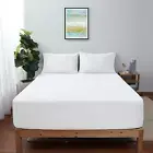 King Size Fitted Sheet Only White 100% Egyptian Cotton 600 Thread Count 16
