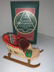 Hallmark Keepsake Ornament Collector's Club Sleighful of Dreams 1988 - NEW