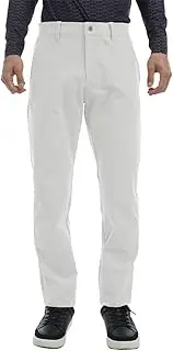 [Admiral] Golf ADMA457 Men's High Tension Fleece-Lined Tapered Pants, White, LL